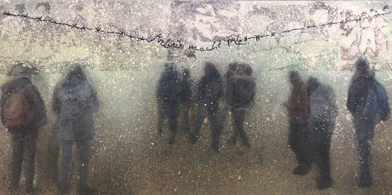 PORTEURS DE MEMOIRE. PLEXIGLASS. 2020-2021